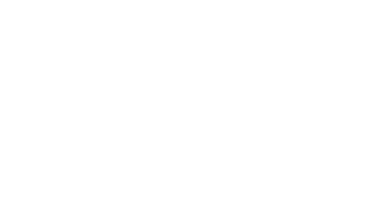 Silhouette of woman sheltering puppy with umbrella.